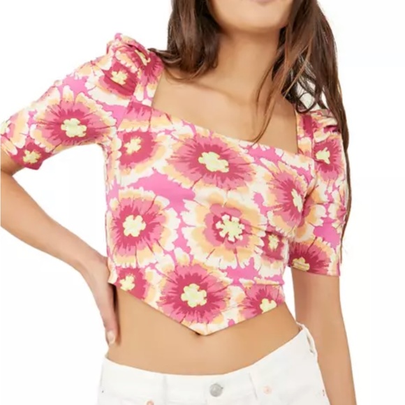 Free People Give Me More Crop Top Pop Combo - Picture 1 of 4